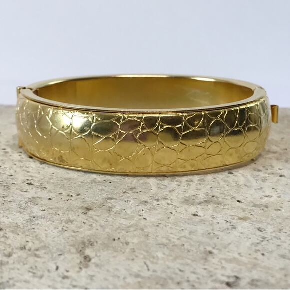 Rare Vintage Silpada Pebble Dragon Scale Cuff Statement Cuff Bracelet Textured - Picture 3 of 16